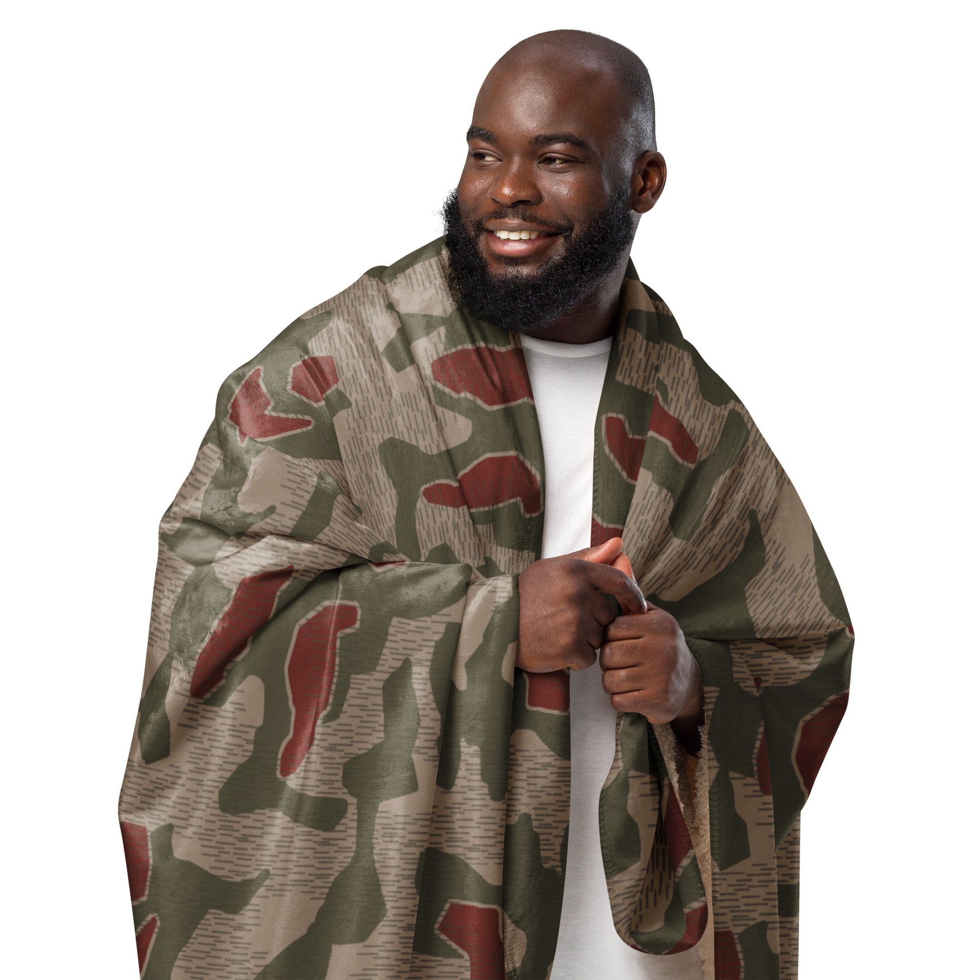 German Sumpfmuster BGS CAMO Sherpa blanket - Blankets