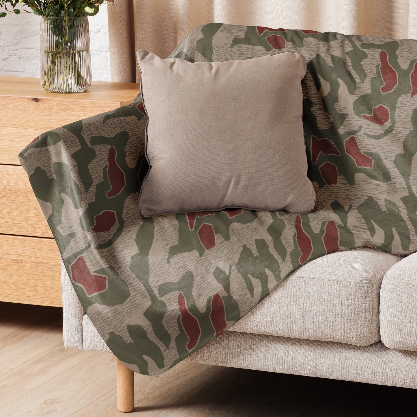 German Sumpfmuster BGS CAMO Sherpa blanket - Blankets