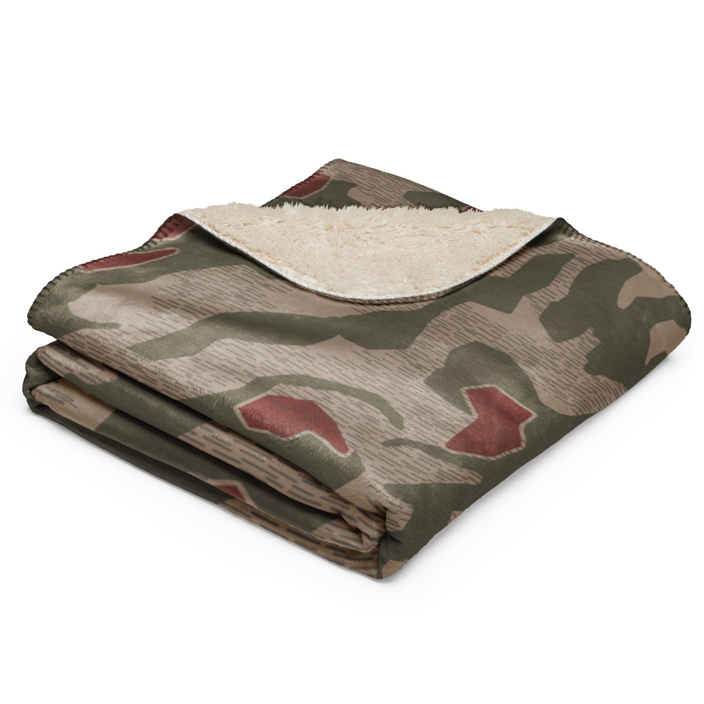 German Sumpfmuster BGS CAMO Sherpa blanket - Blankets