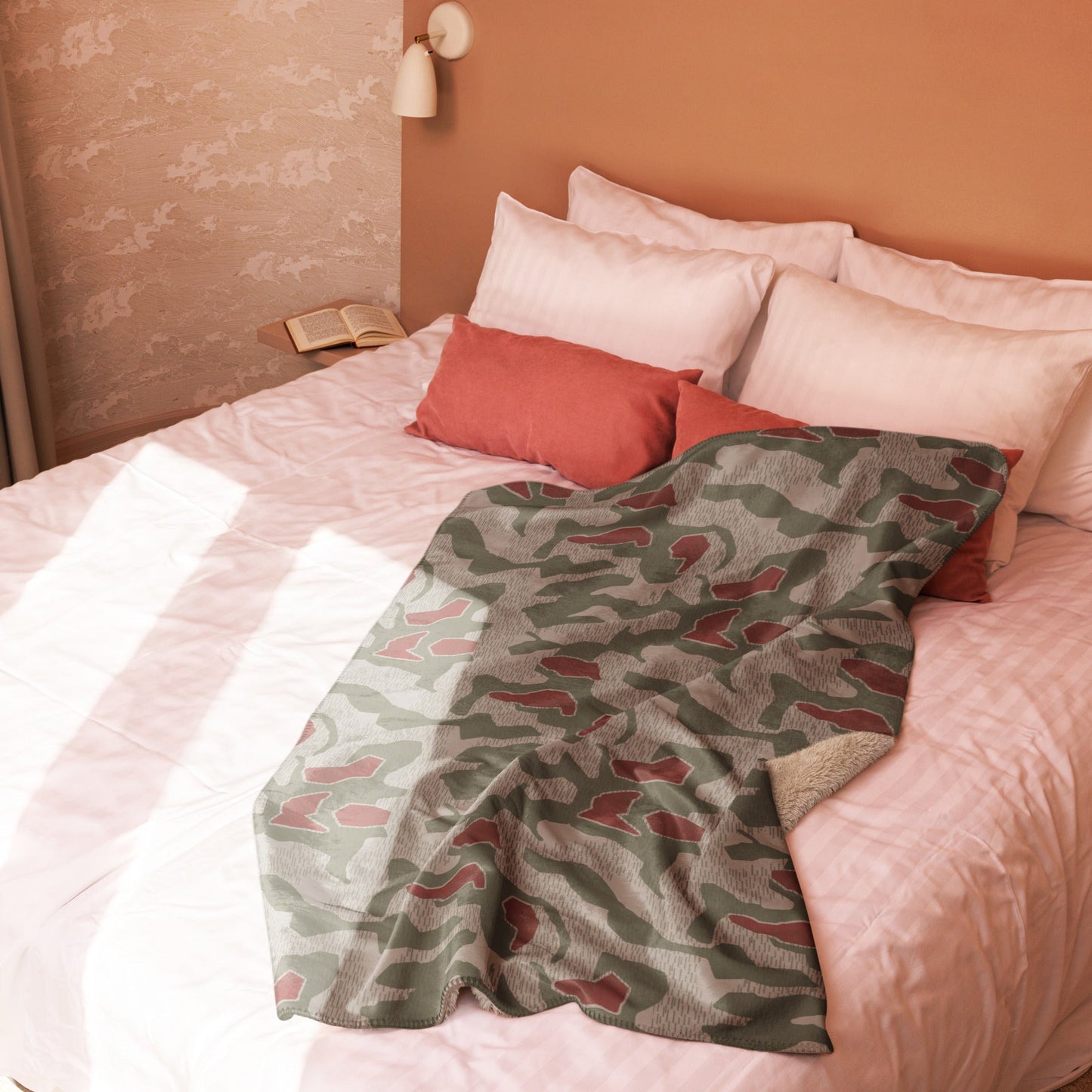 German Sumpfmuster BGS CAMO Sherpa blanket - Blankets
