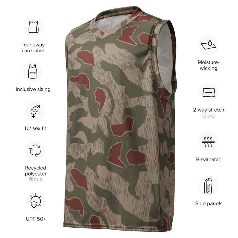 Sumpfmuster BGS CAMO Unisex Basketball Jersey