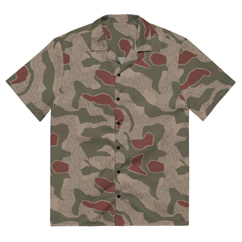 Sumpfmuster BGS CAMO Unisex Short-Sleeve Button Shirt - 2XS - Button-Up