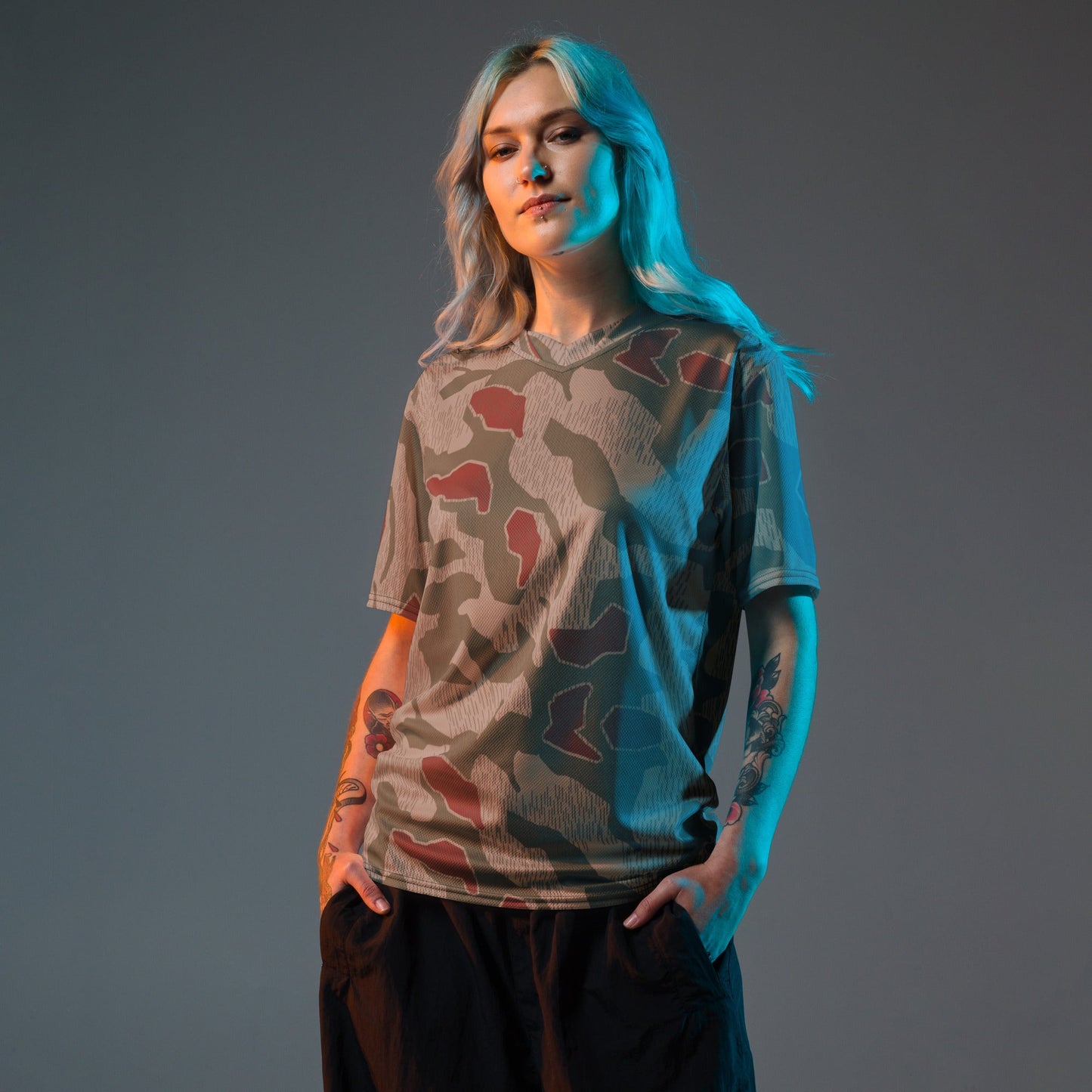 German Sumpfmuster BGS CAMO unisex sports jersey Sports Jerseys