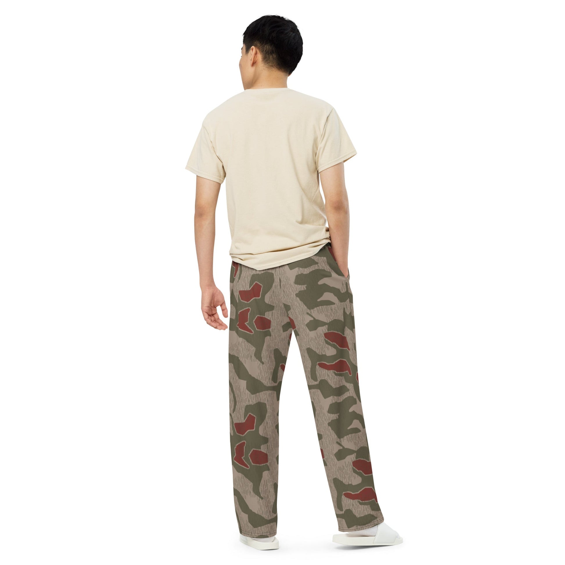German Sumpfmuster BGS CAMO unisex wide leg pants Wide Pants