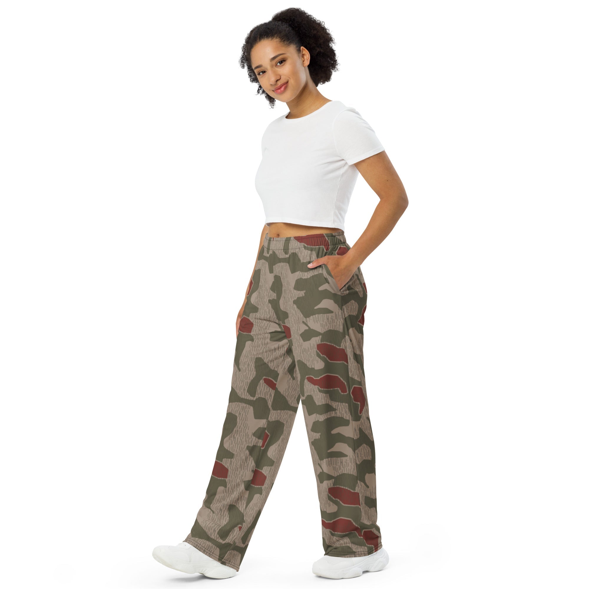 CAMO HQ - German Sumpfmuster BGS CAMO Unisex Wide-Leg Leisure