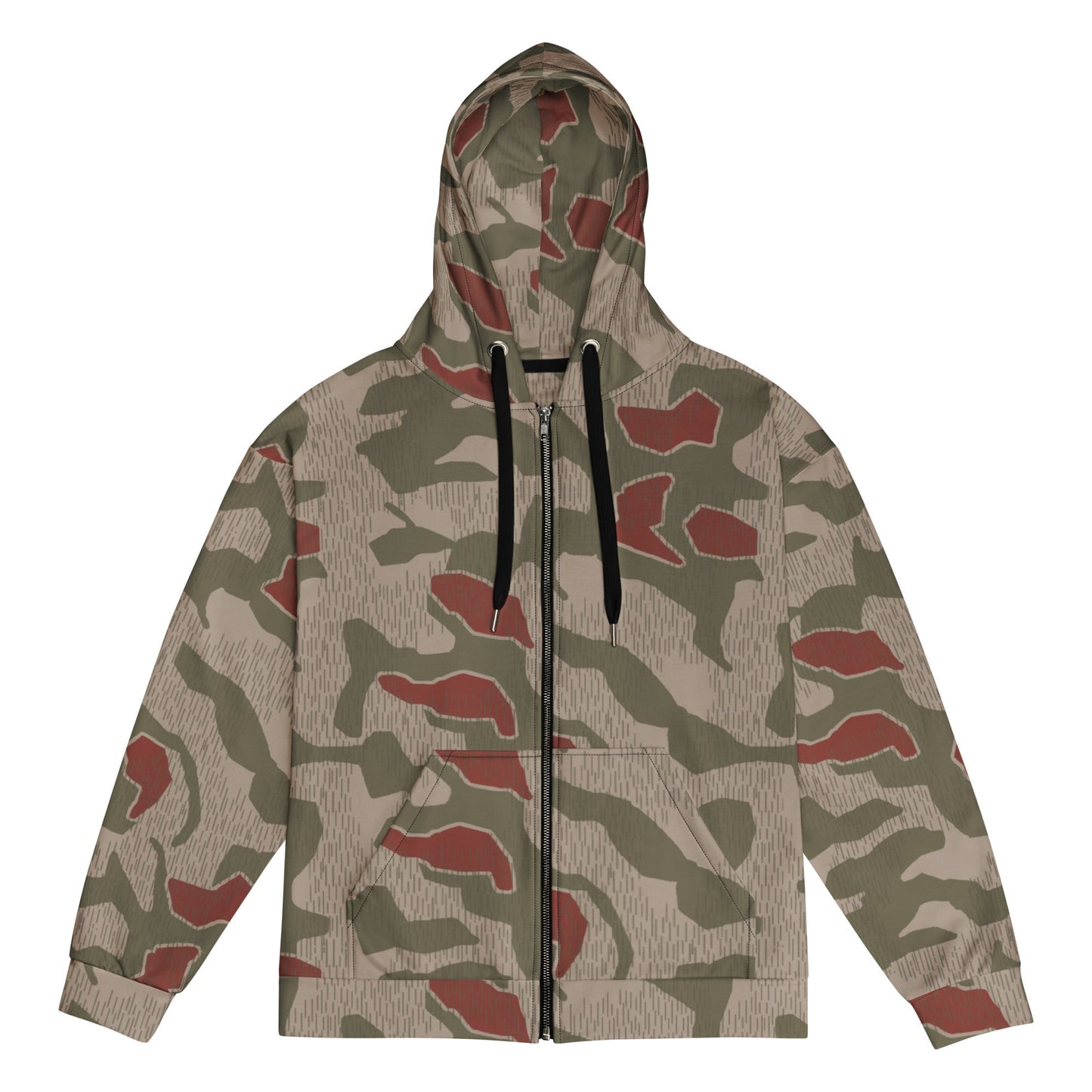 German Sumpfmuster BGS CAMO Unisex zip hoodie - 2XS - Zip Hoodies