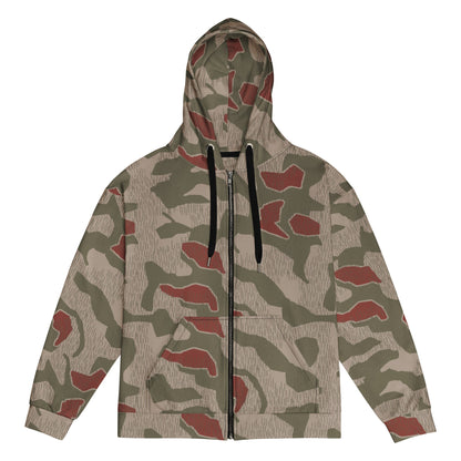 German Sumpfmuster BGS CAMO Unisex zip hoodie - 2XS - Zip Hoodies