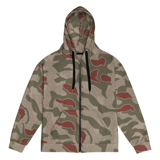 German Sumpfmuster BGS CAMO Unisex zip hoodie - 2XS - Zip Hoodies