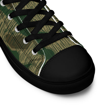German Sumpfmuster Marsh CAMO Mens high top canvas shoes - High Top Canvas Shoes