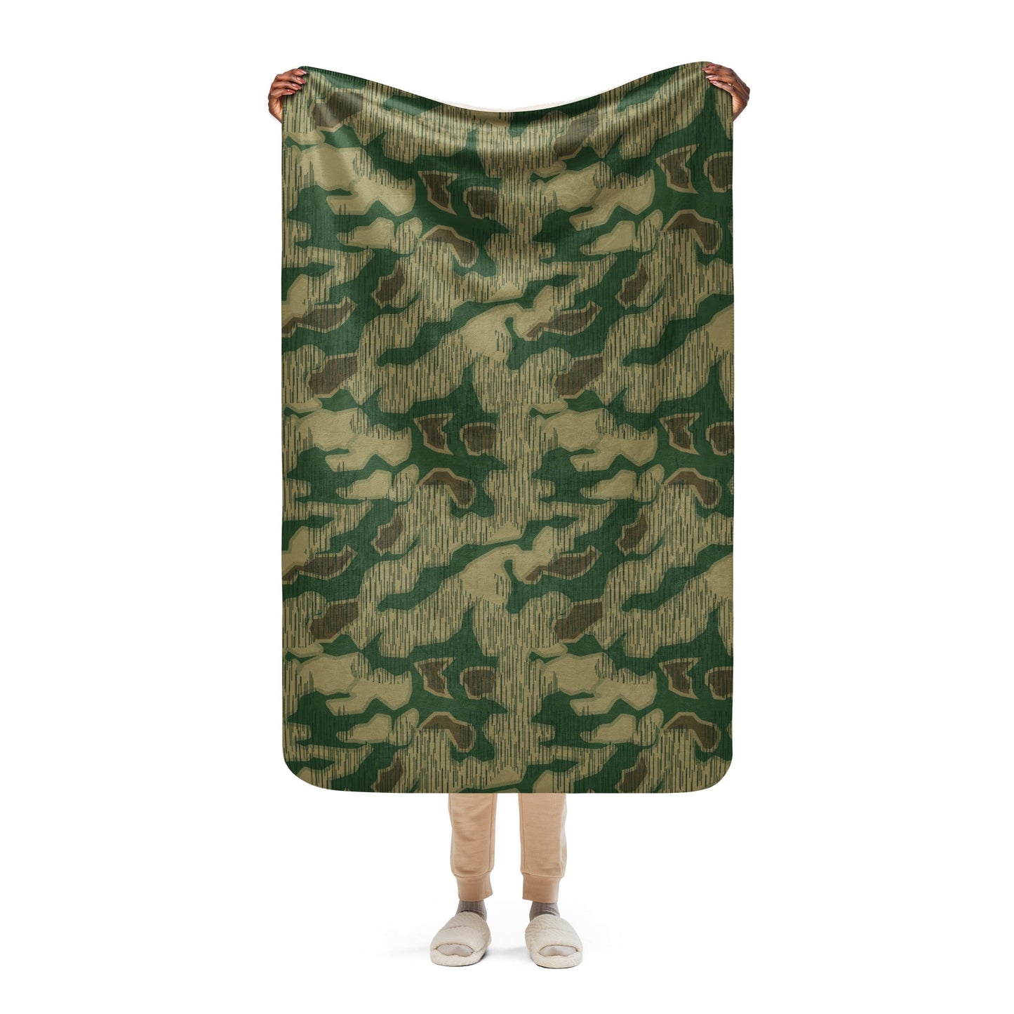 German Sumpfmuster Marsh CAMO Sherpa blanket - 37″×57″ - Blanket
