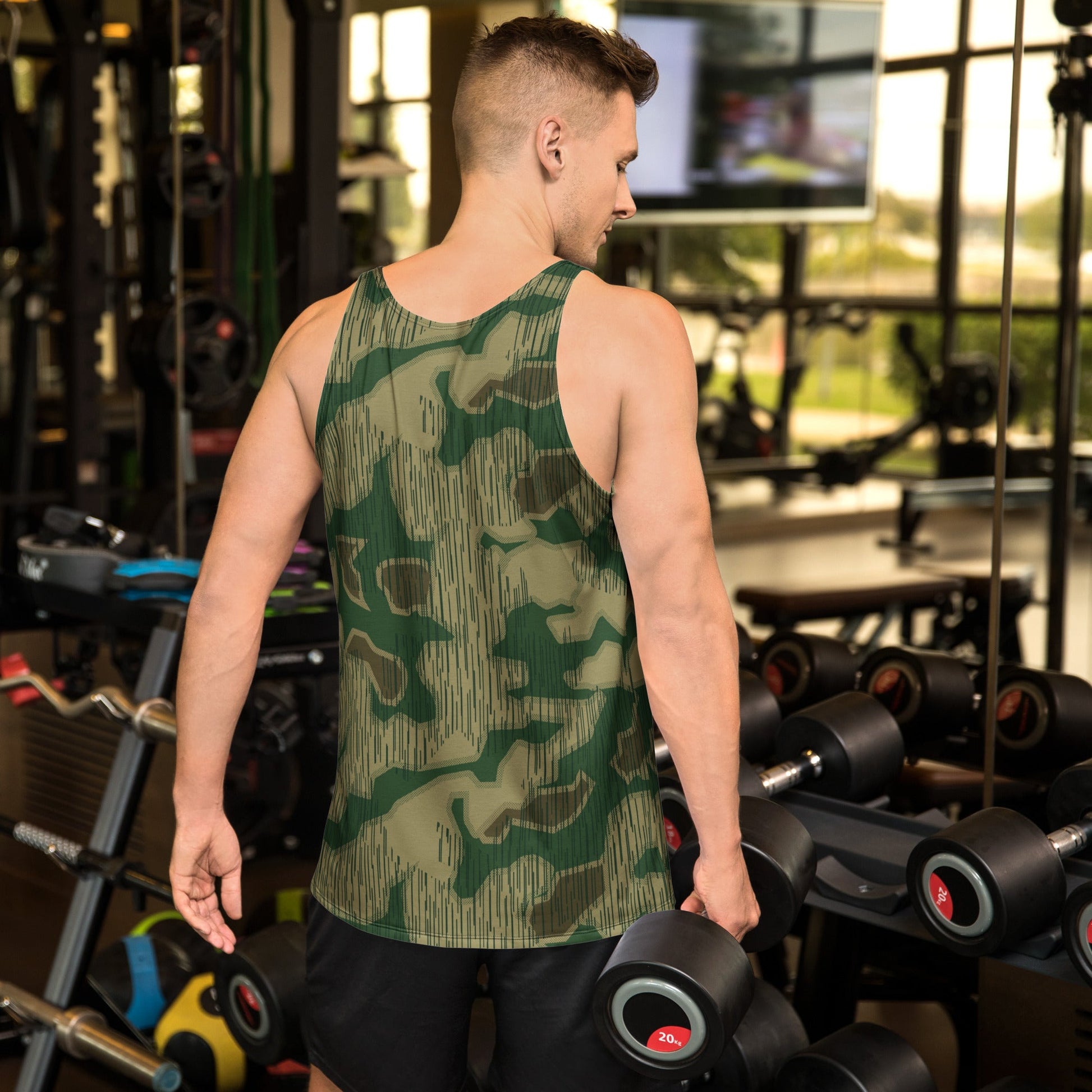 German Sumpfmuster Marsh CAMO Unisex Tank Top - Tops