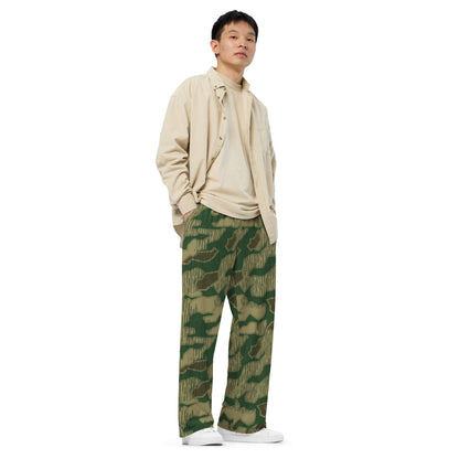 German Sumpfmuster Marsh CAMO unisex wide-leg pants - Wide-leg Pants