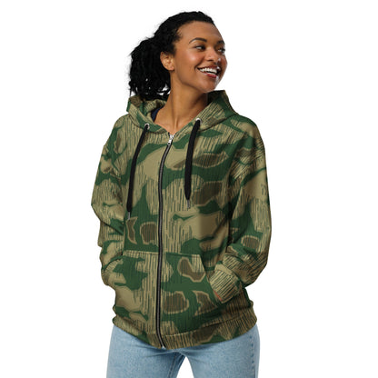 German Sumpfmuster Marsh CAMO Unisex zip hoodie Zip Hoodies