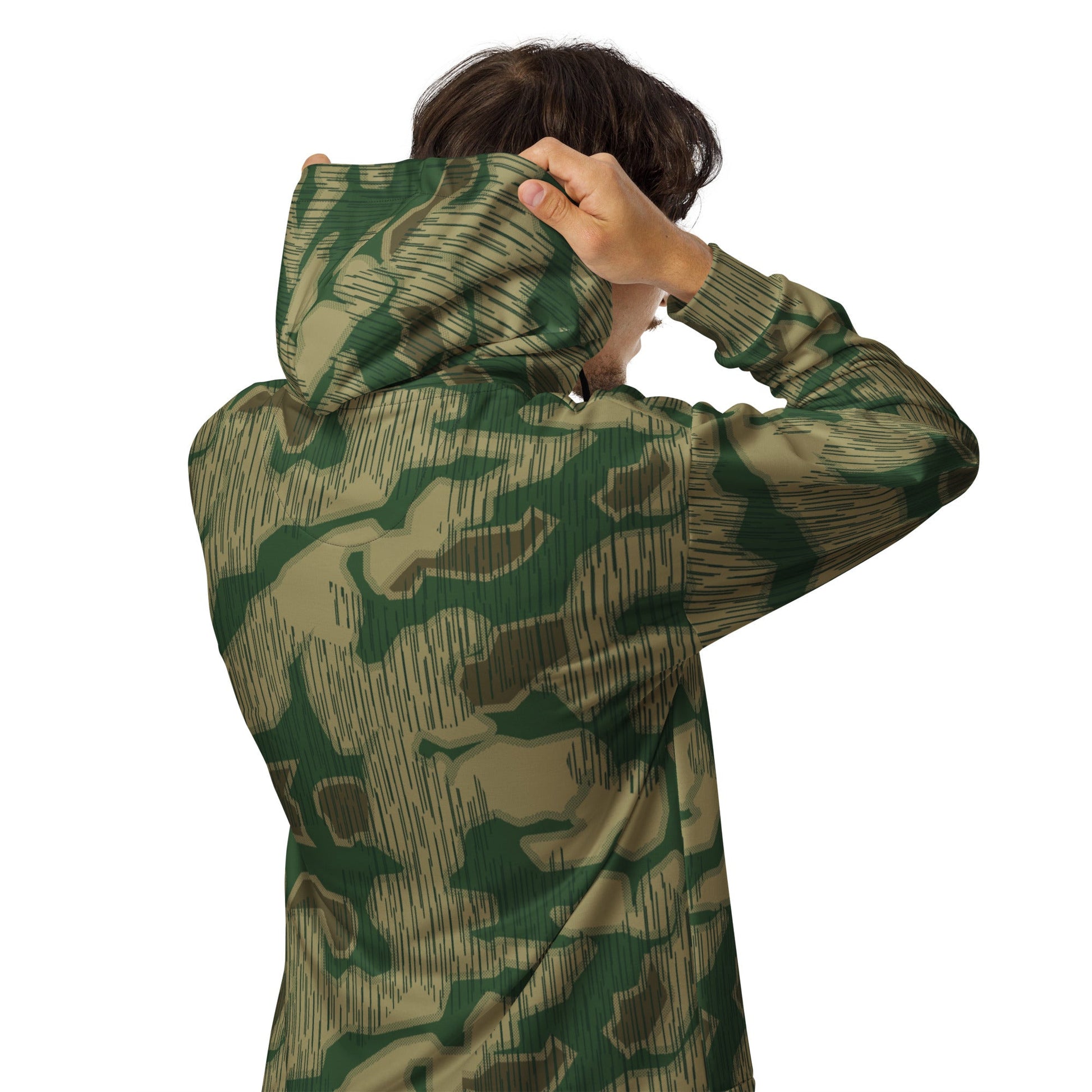 German Sumpfmuster Marsh CAMO Unisex zip hoodie Zip Hoodies