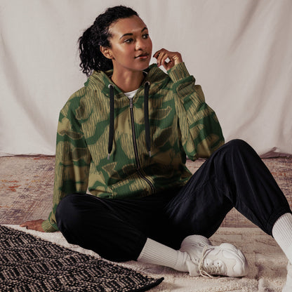 German Sumpfmuster Marsh CAMO Unisex zip hoodie Zip Hoodies