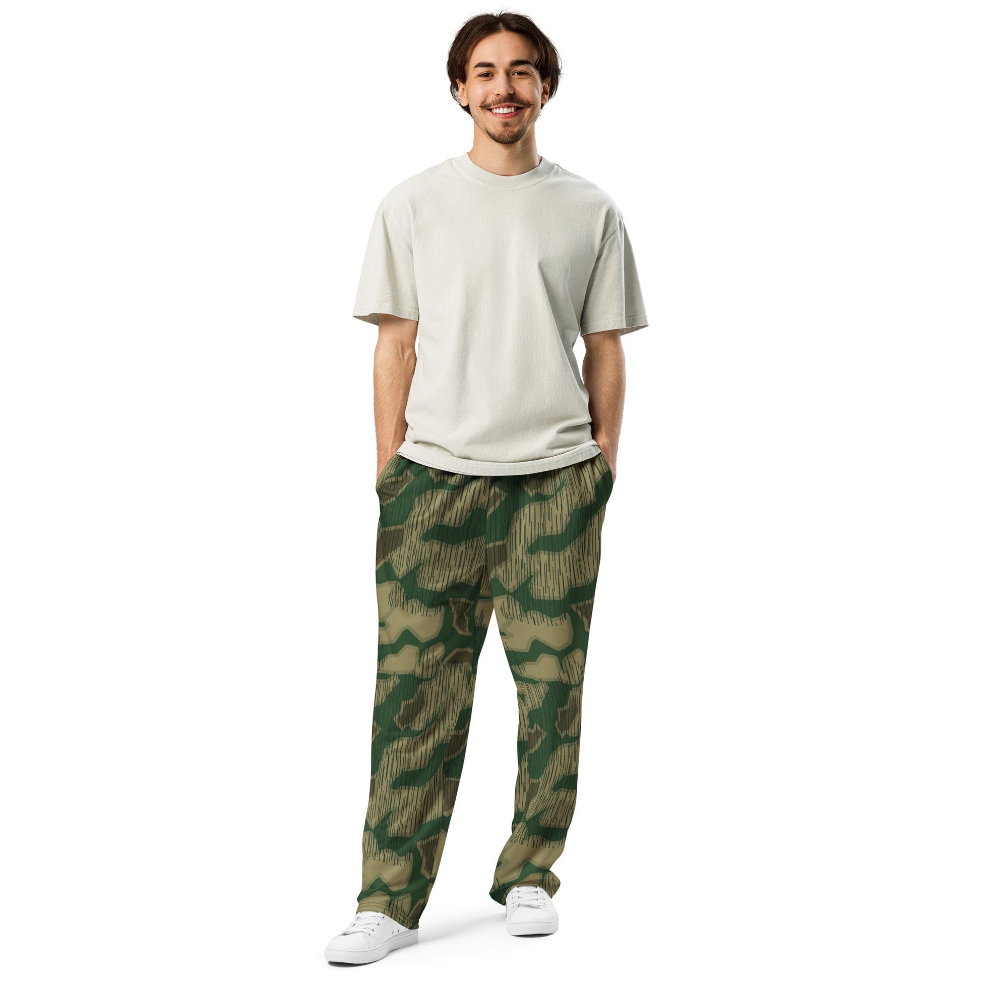 German Sumpfmuster Marsh CAMO Wide-leg joggers - Joggers
