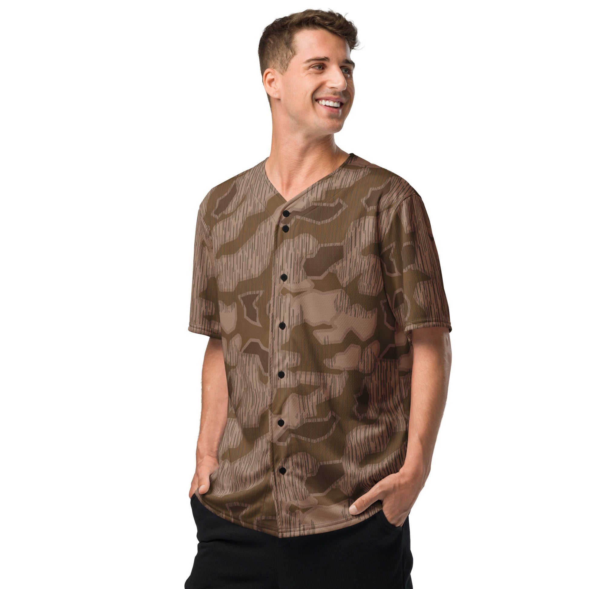 German Sumpfmuster Where Eagles Dare Movie CAMO baseball jersey - Baseball Jerseys