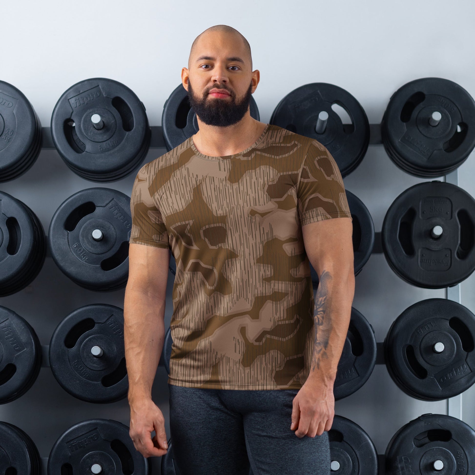 German Sumpfmuster Where Eagles Dare Movie CAMO Mens athletic t-shirt - XS - Athletic T-Shirts