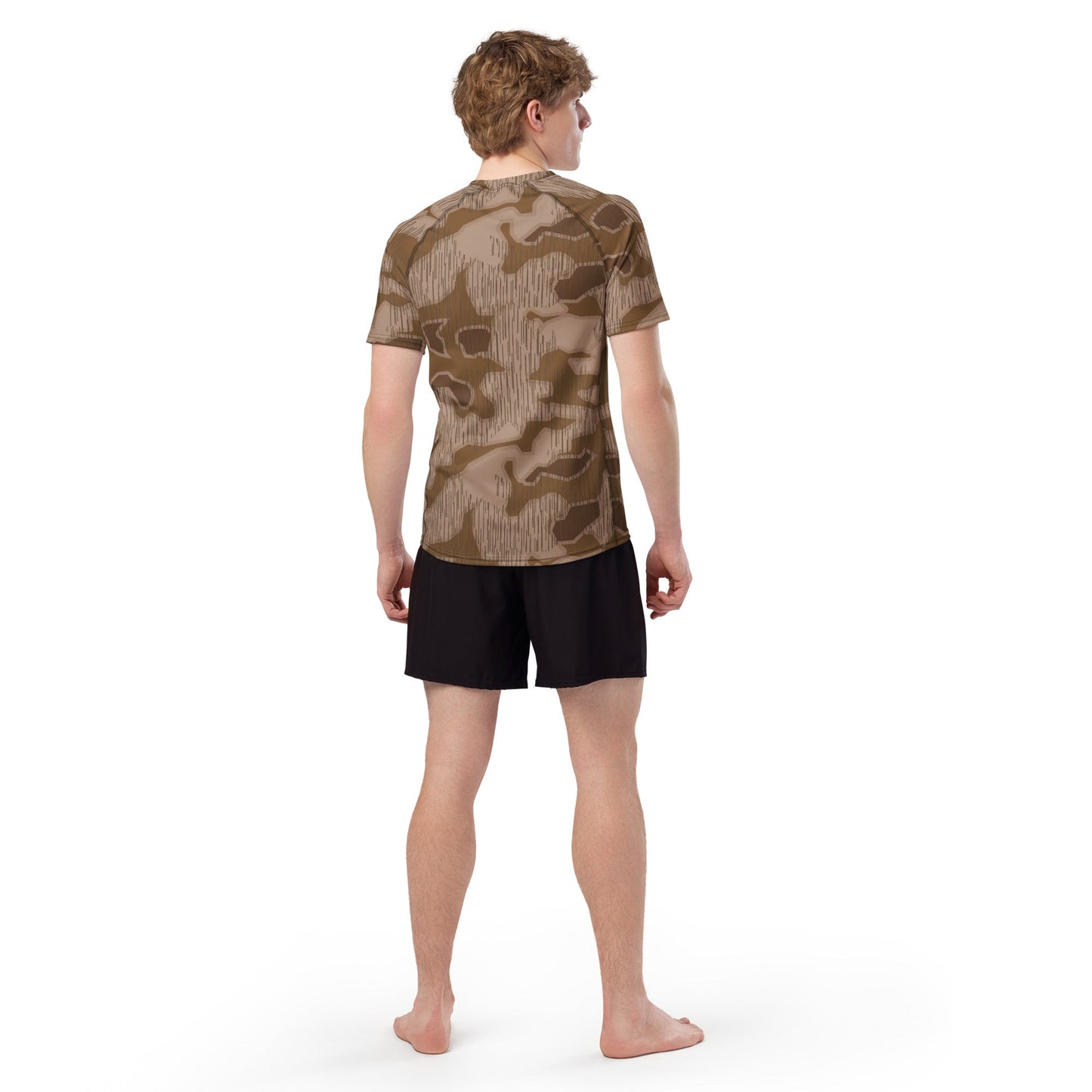 German Sumpfmuster Where Eagles Dare Movie CAMO Mens Short-Sleeve Rash Guard