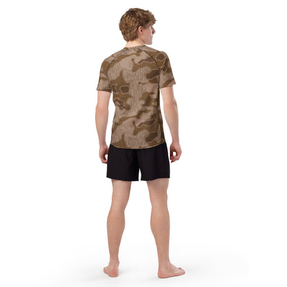 German Sumpfmuster Where Eagles Dare Movie CAMO Mens Short-Sleeve Rash Guard