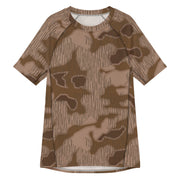 Sumpfmuster Where Eagles Dare CAMO Mens Short-Sleeve Rash Guard - 2XS