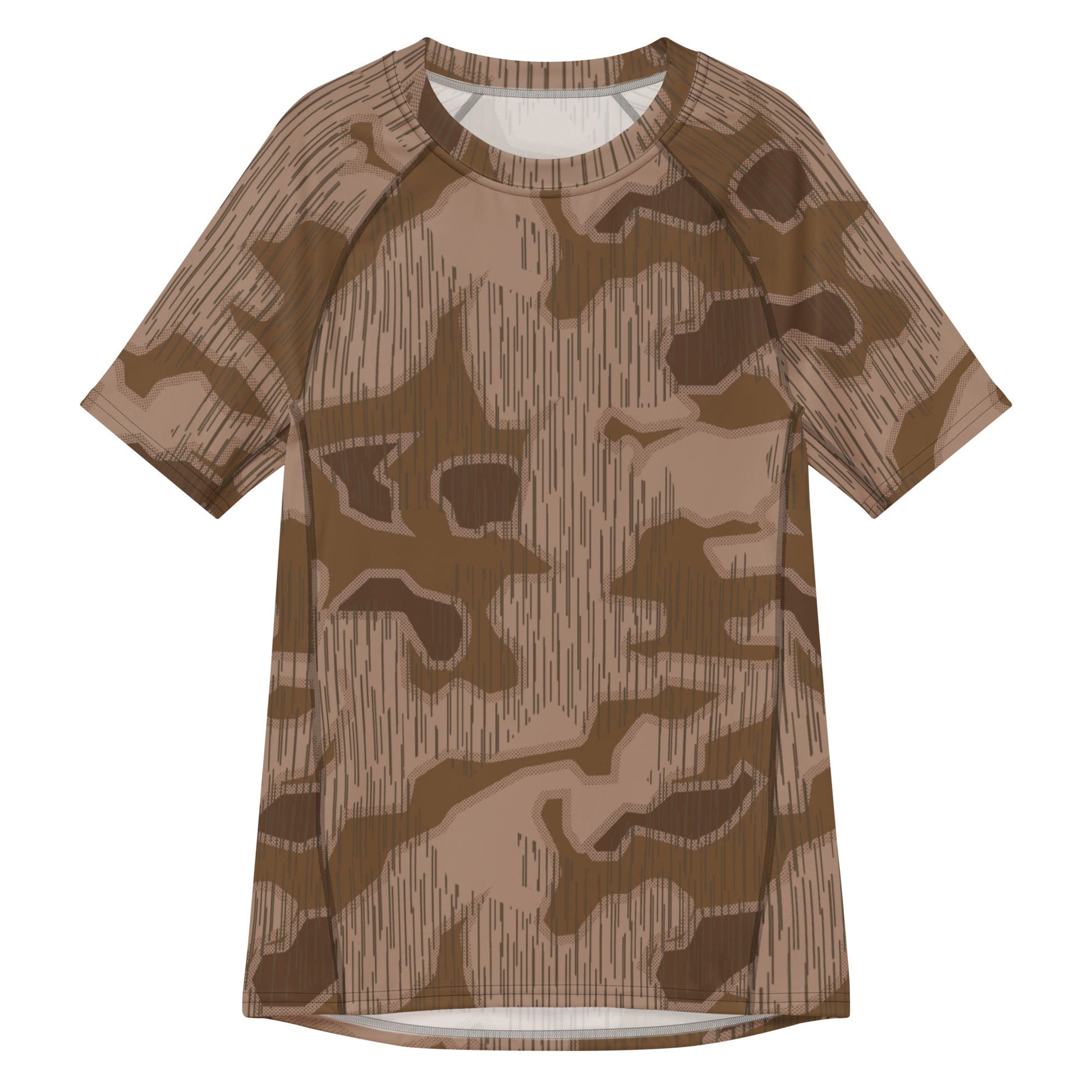 German Sumpfmuster Where Eagles Dare Movie CAMO Mens Short-Sleeve Rash Guard - 2XS