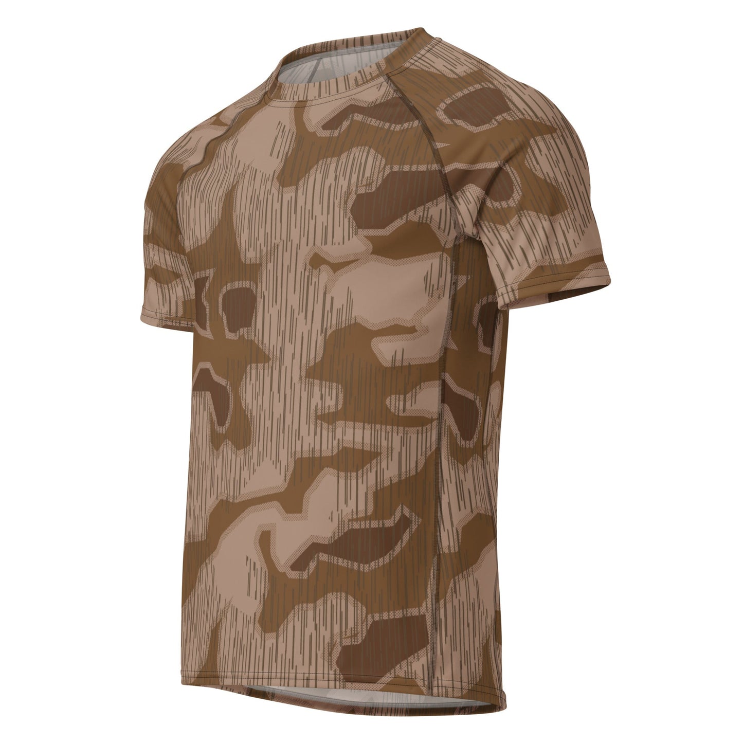 German Sumpfmuster Where Eagles Dare Movie CAMO Mens Short-Sleeve Rash Guard