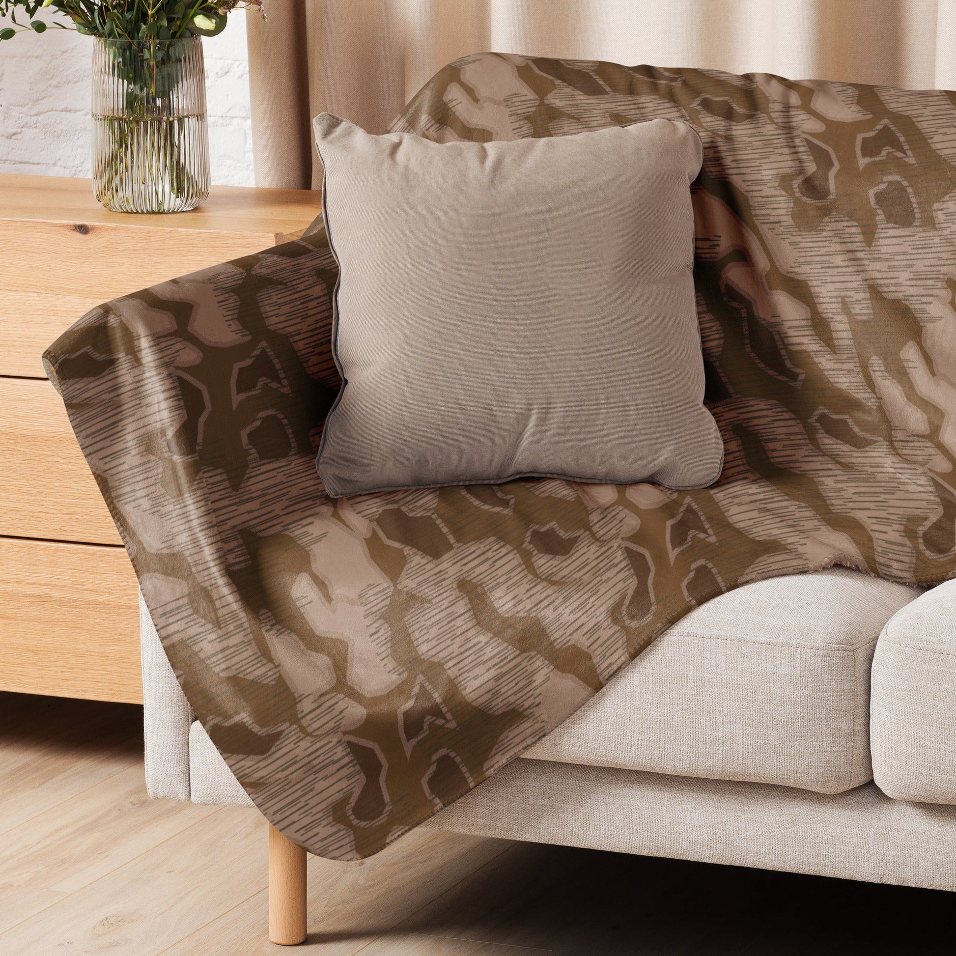 German Sumpfmuster Where Eagles Dare Movie CAMO Sherpa blanket - Blanket