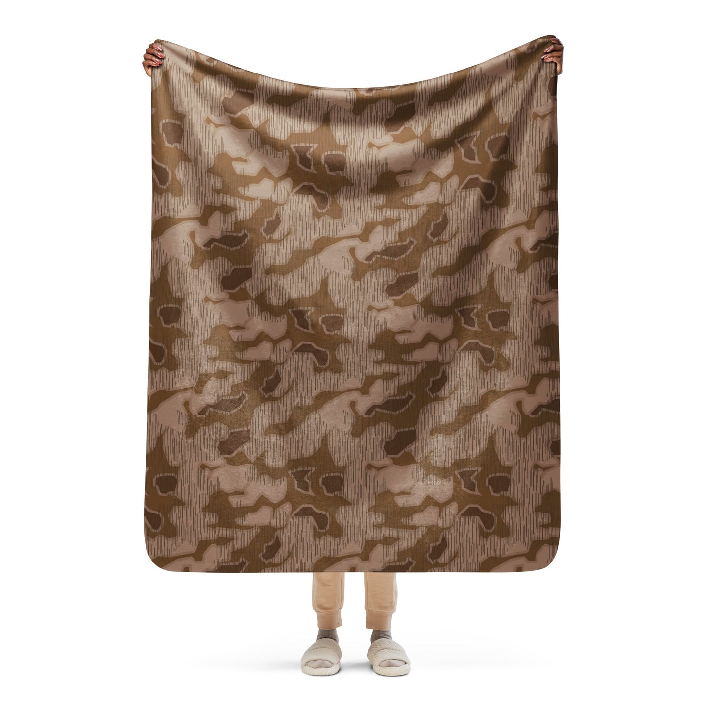 German Sumpfmuster Where Eagles Dare Movie CAMO Sherpa blanket - 50″×60″ - Blanket