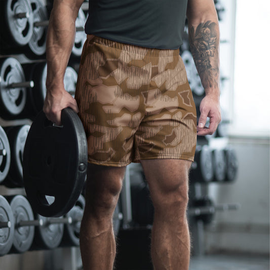 German Sumpfmuster Where Eagles Dare Movie CAMO Unisex Athletic Long Shorts - 2XS