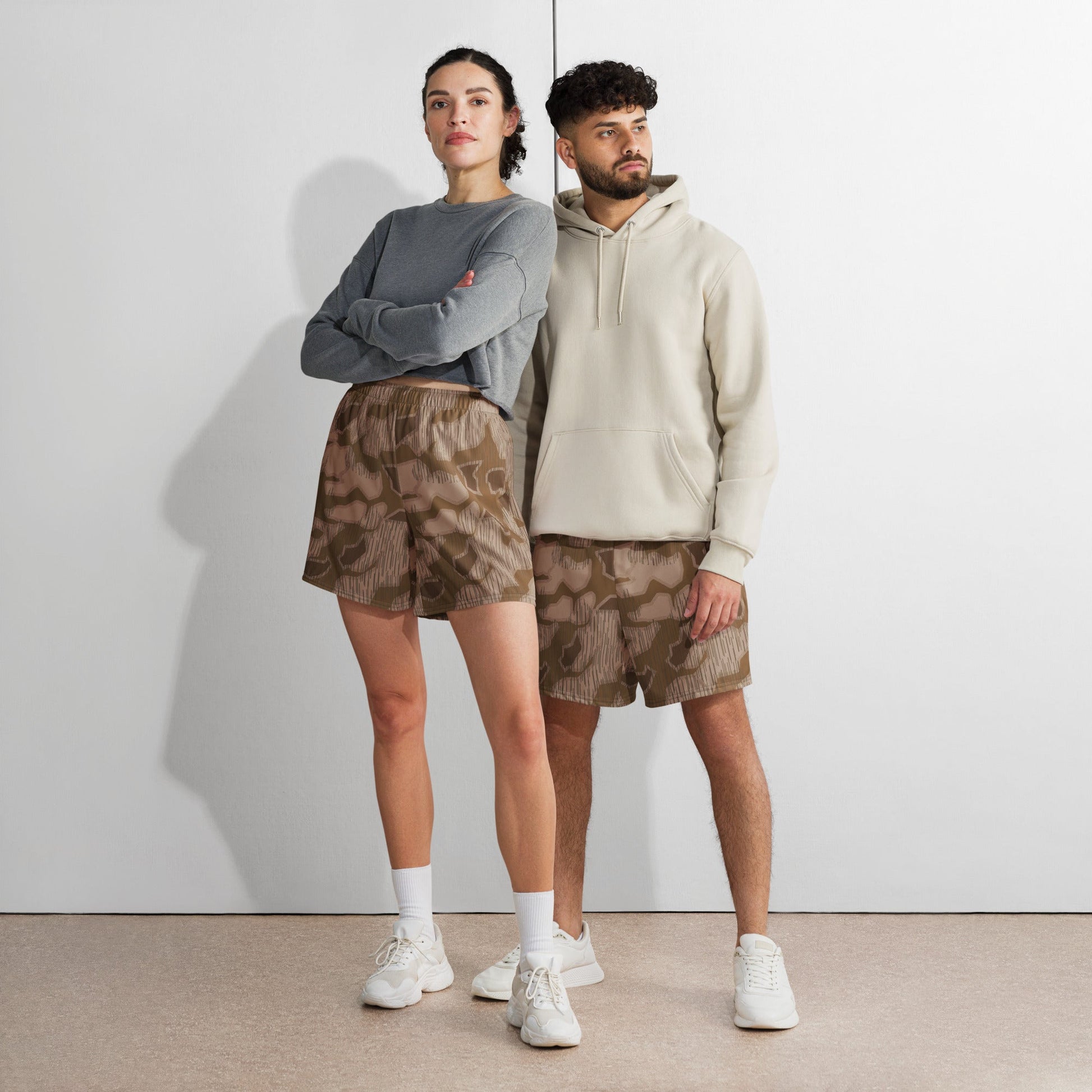 German Sumpfmuster Where Eagles Dare Movie CAMO Unisex Athletic Long Shorts