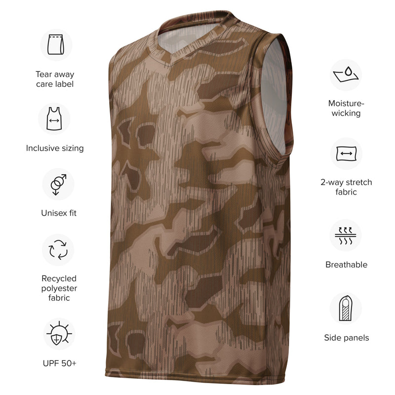 Sumpfmuster Where Eagles Dare CAMO Unisex Basketball Jersey