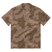 Sumpfmuster Where Eagles Dare CAMO Unisex Short-Sleeve Button Shirt - 2XS - Button-Up