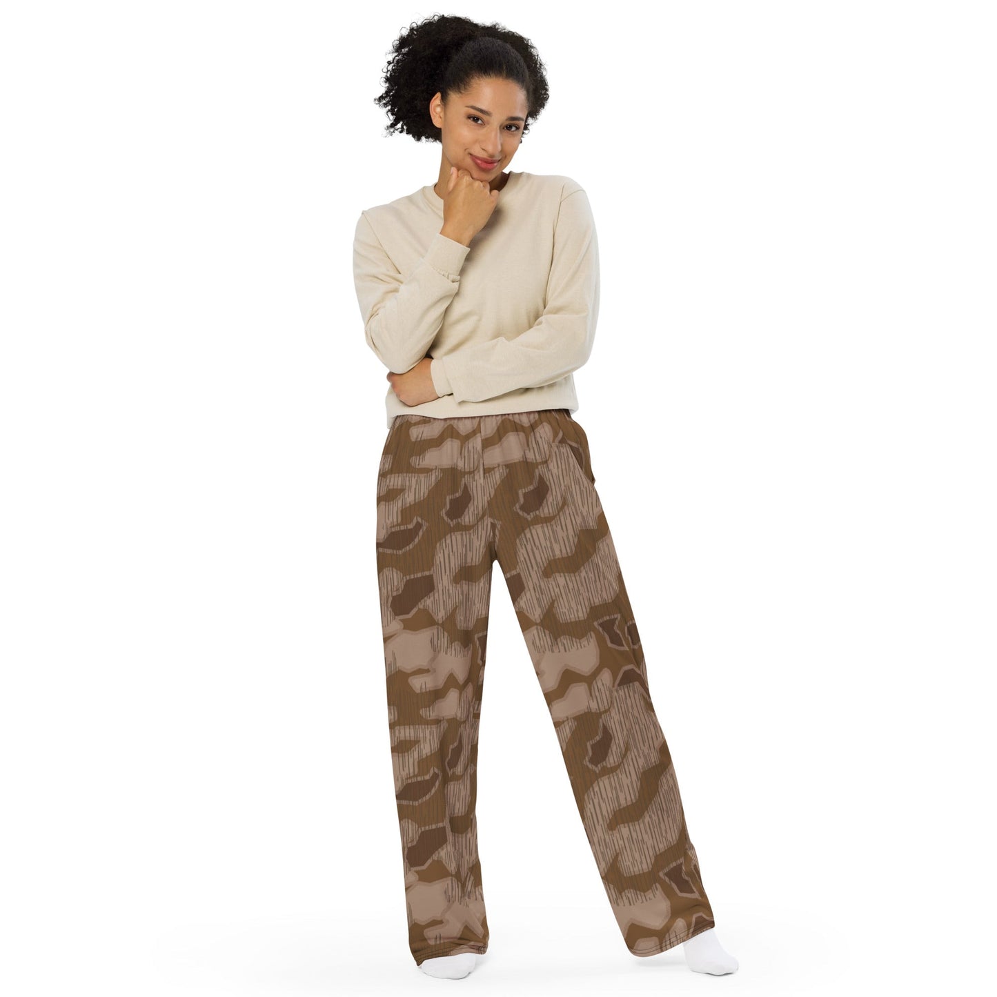 German Sumpfmuster Where Eagles Dare Movie CAMO Unisex Wide-Leg Leisure Pants