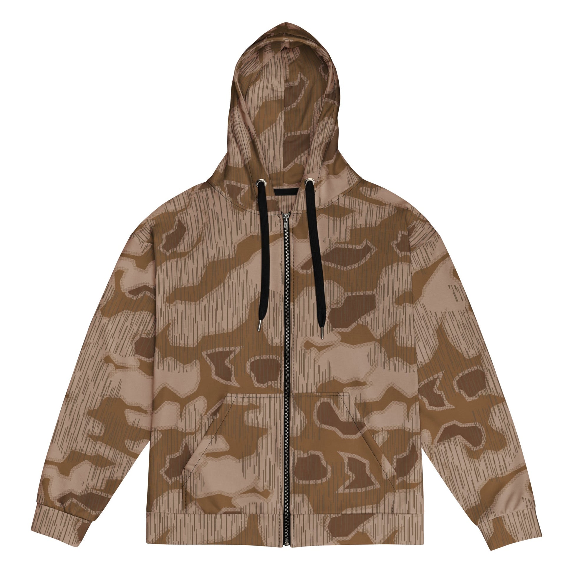 German Sumpfmuster Where Eagles Dare Movie CAMO Unisex Zip Hoodie - 2XS