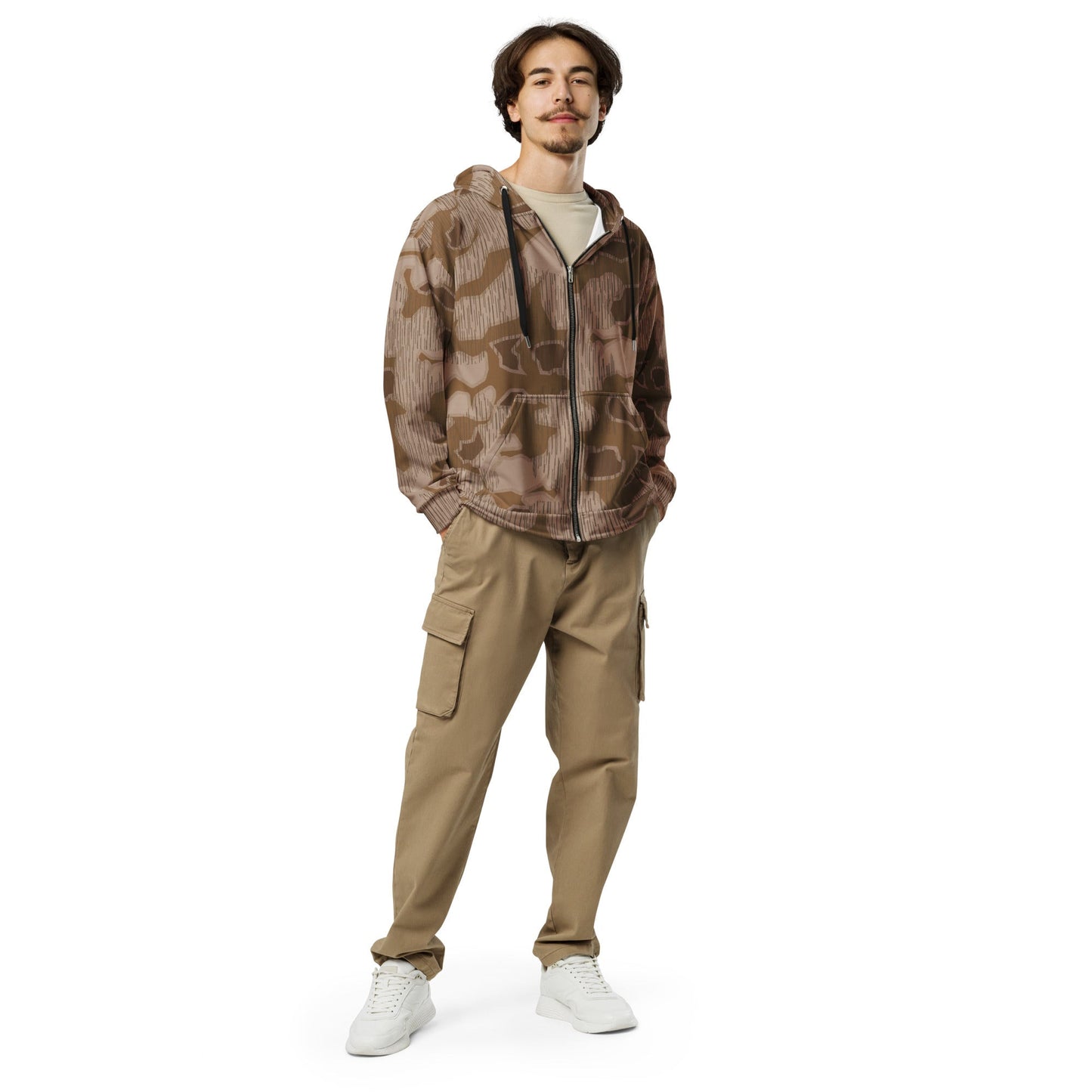 German Sumpfmuster Where Eagles Dare Movie CAMO Unisex Zip Hoodie