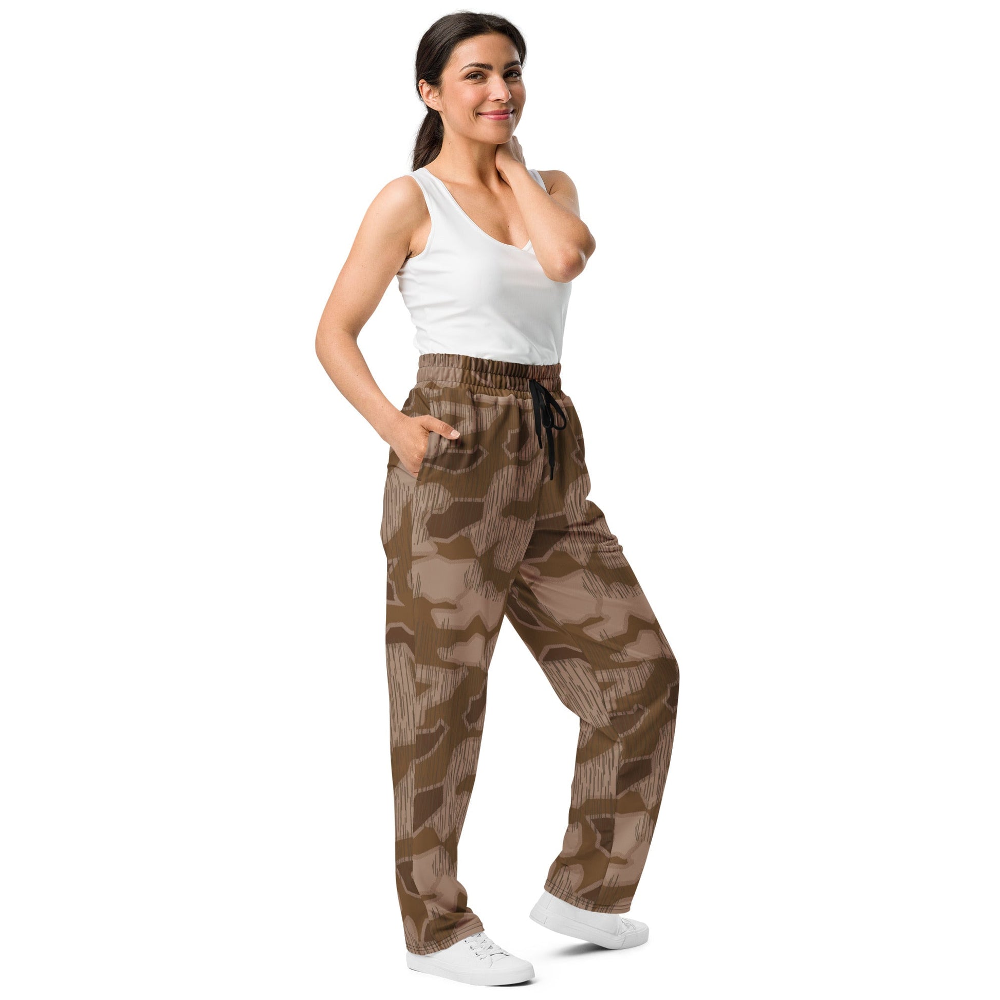 German Sumpfmuster Where Eagles Dare Movie CAMO Unisex Wide-Leg Joggers