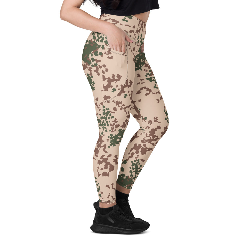 German Tropentarn CAMO Leggings with pockets - Womens With Pockets