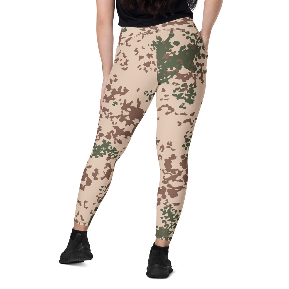 German Tropentarn CAMO Leggings with pockets - Womens With Pockets