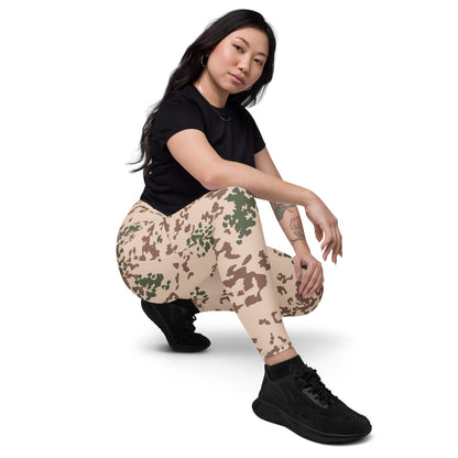 German Tropentarn CAMO Leggings with pockets - Womens With Pockets