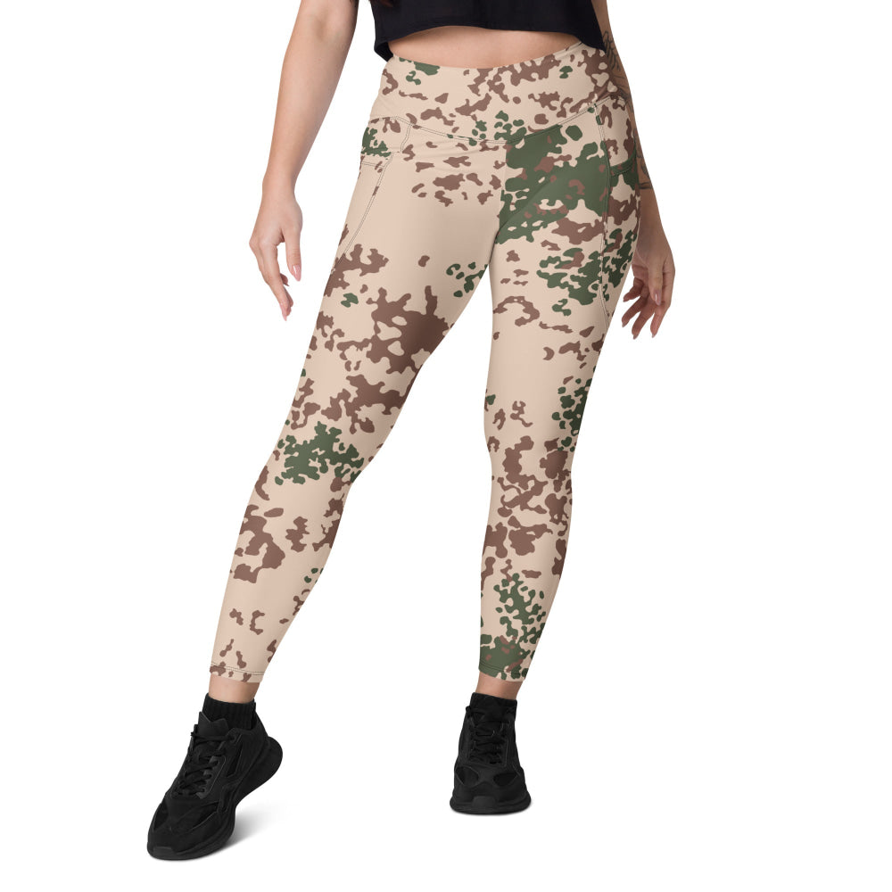 German Tropentarn CAMO Leggings with pockets - Womens With Pockets