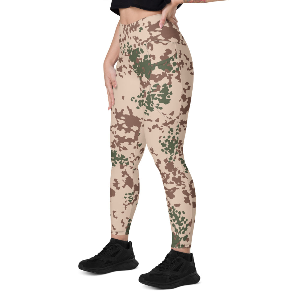 German Tropentarn CAMO Leggings with pockets - Womens With Pockets