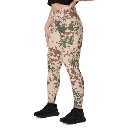 German Tropentarn CAMO Leggings with pockets - Womens With Pockets