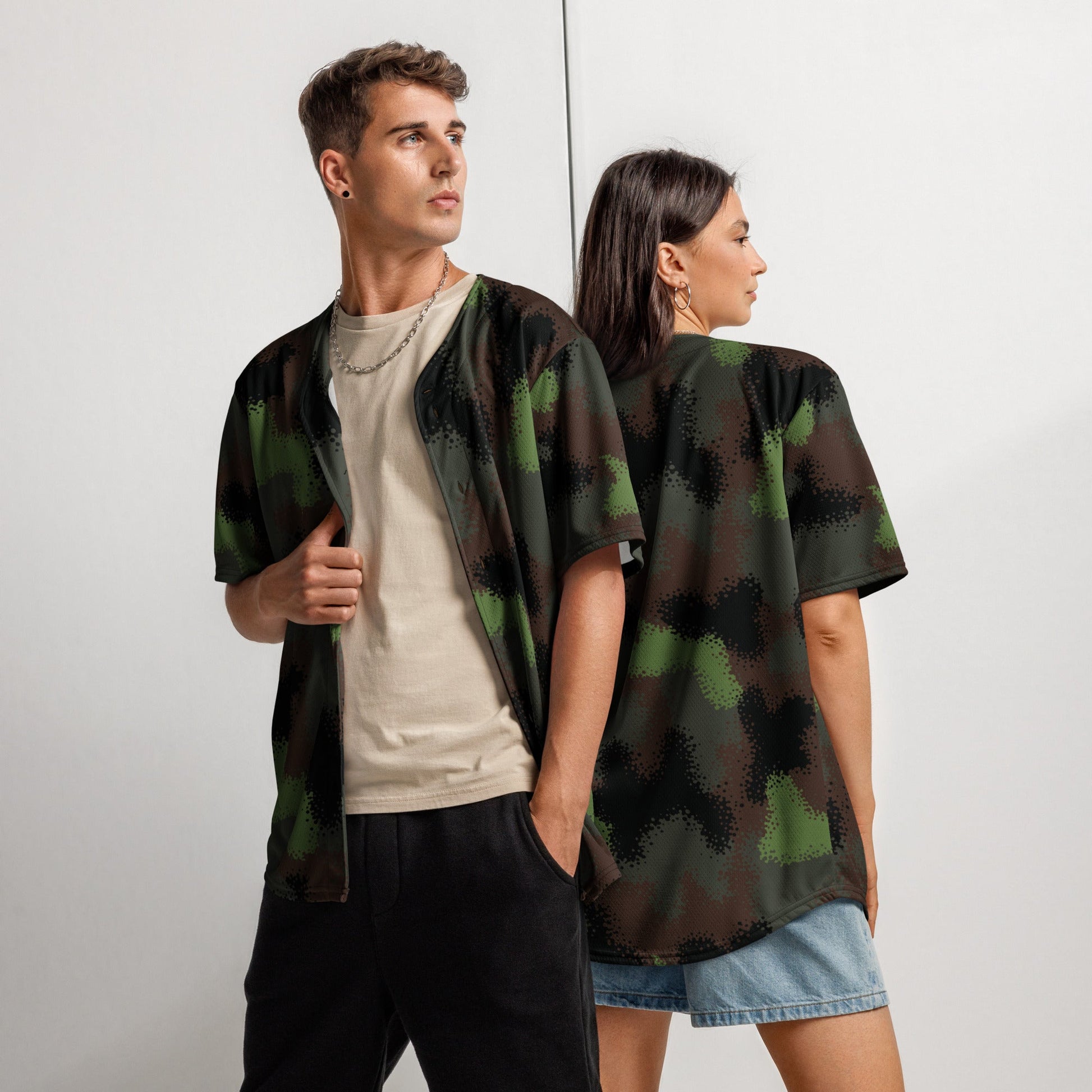 German Truppenversuch Punkttarnmuster CAMO baseball jersey - 2XS - Baseball Jerseys
