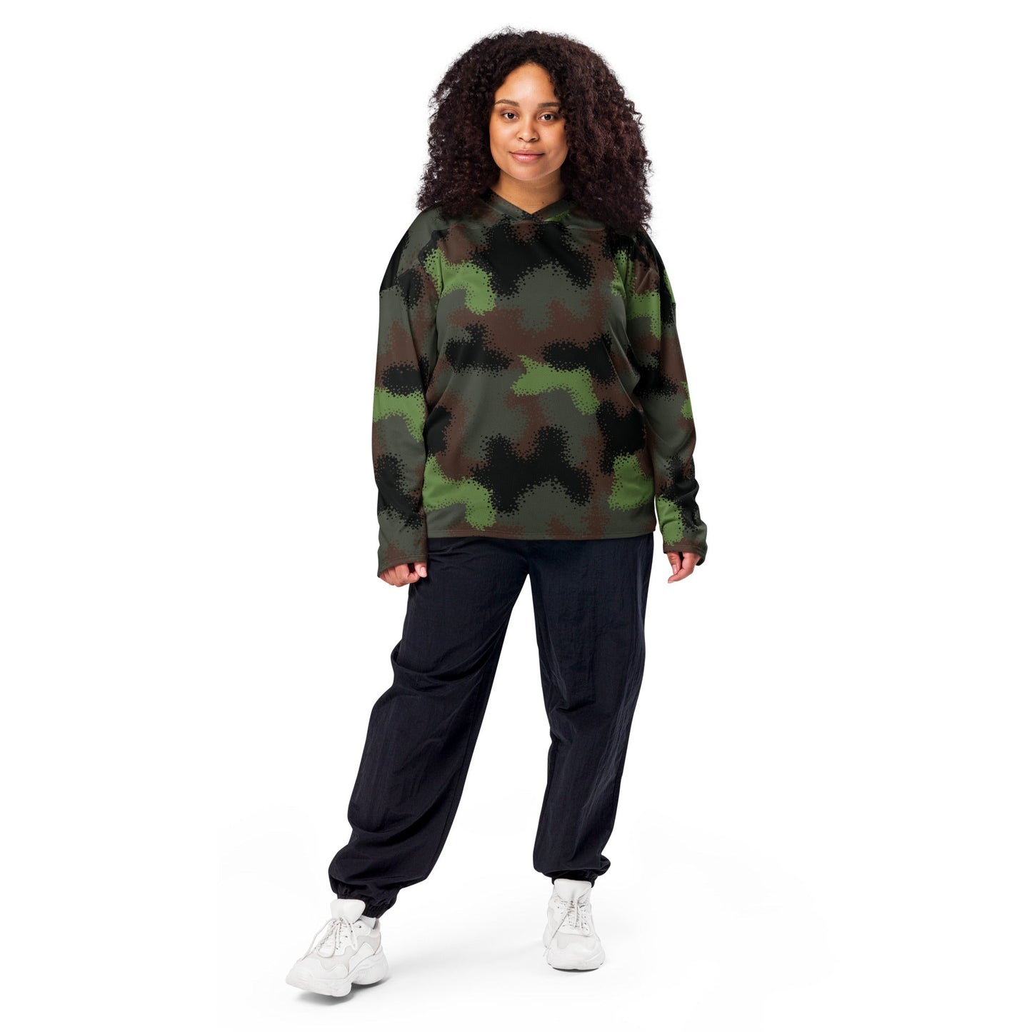 German Truppenversuch Punkttarnmuster CAMO hockey fan jersey - Hockey Jerseys