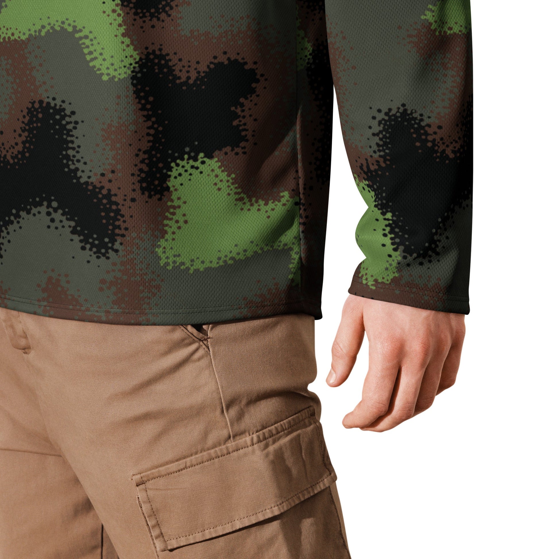 German Truppenversuch Punkttarnmuster CAMO hockey fan jersey - Hockey Jerseys