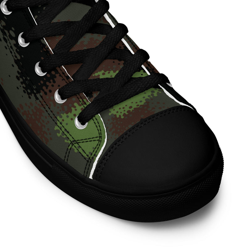 Truppenversuch Punkttarnmuster CAMO Mens High-Top Canvas Shoes