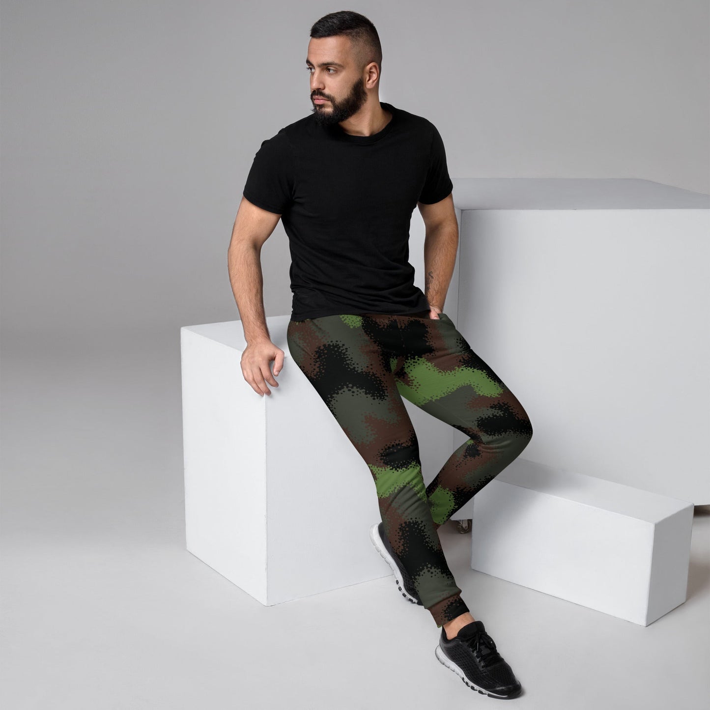 German Truppenversuch Punkttarnmuster CAMO Mens Joggers - XS
