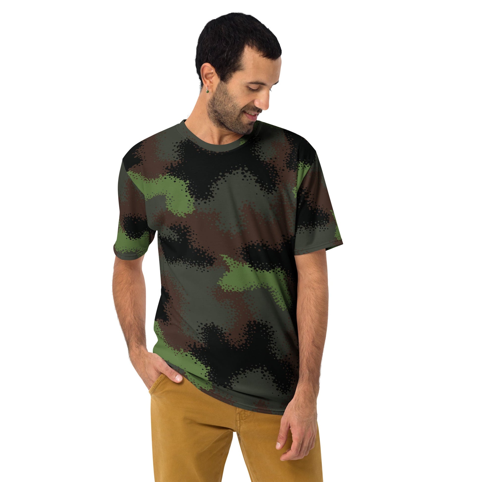 German Truppenversuch Punkttarnmuster CAMO Mens t-shirt - T-Shirts