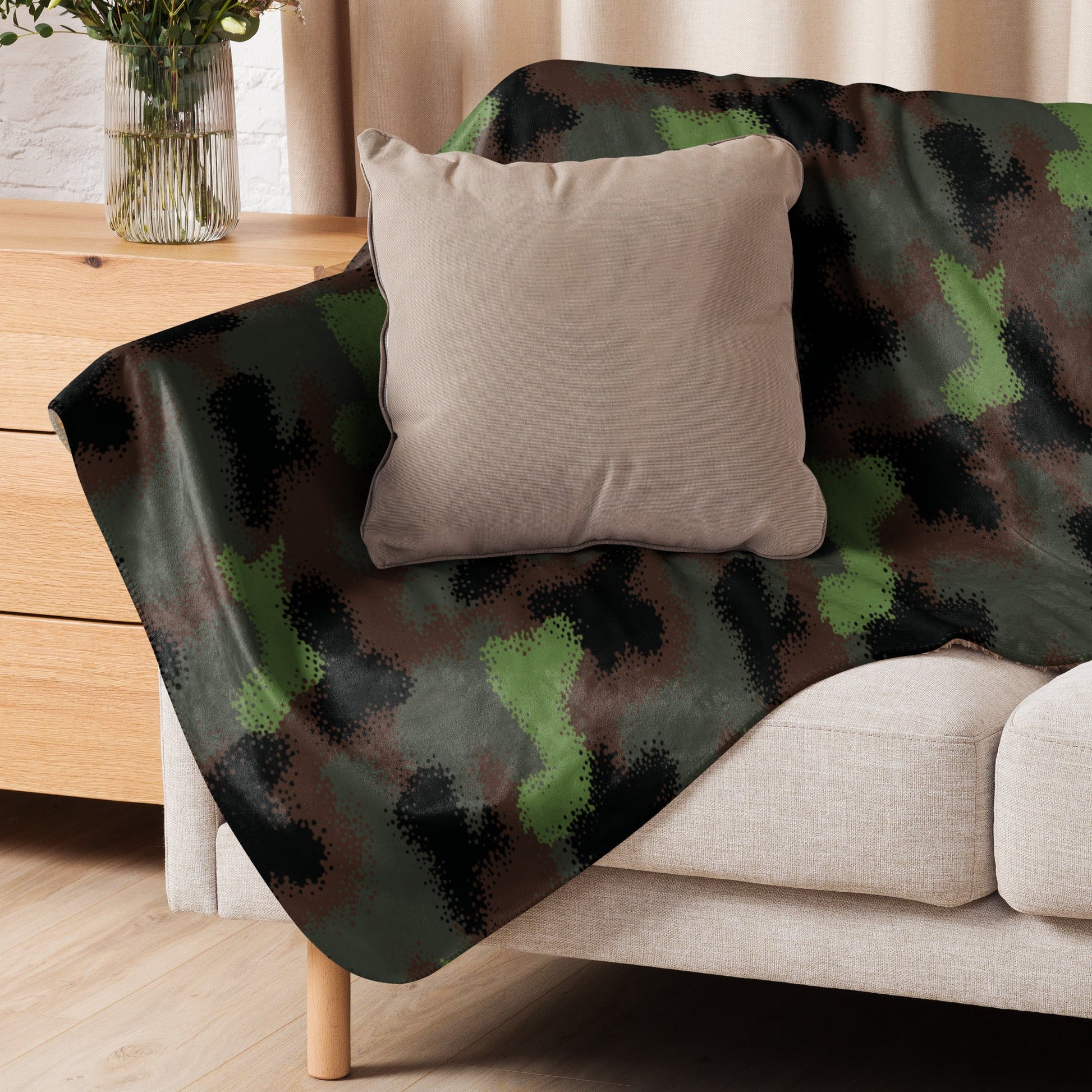 German Truppenversuch Punkttarnmuster CAMO Sherpa Blanket